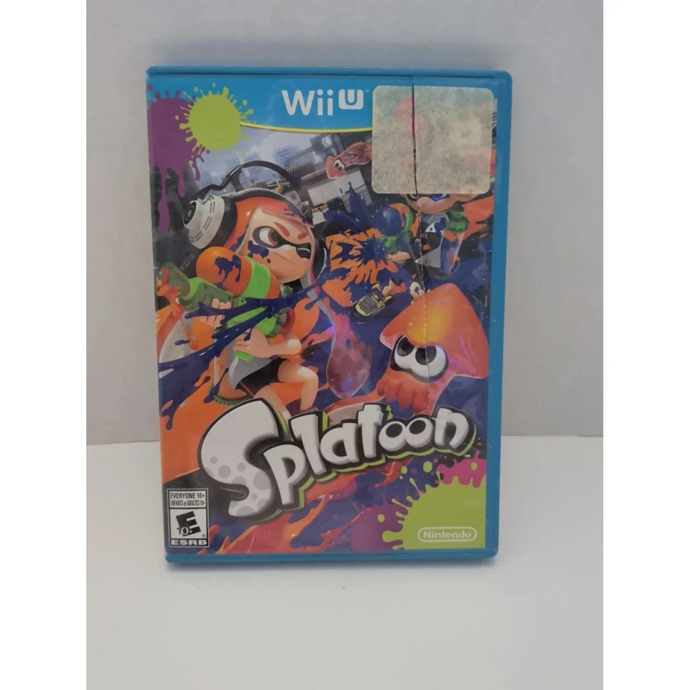 Splatoon Nintendo Wii U 2015 WUP-P-AGME Action Shooter Video Game